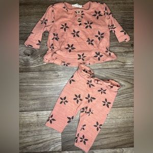 3-6 month outfit set- baby girl